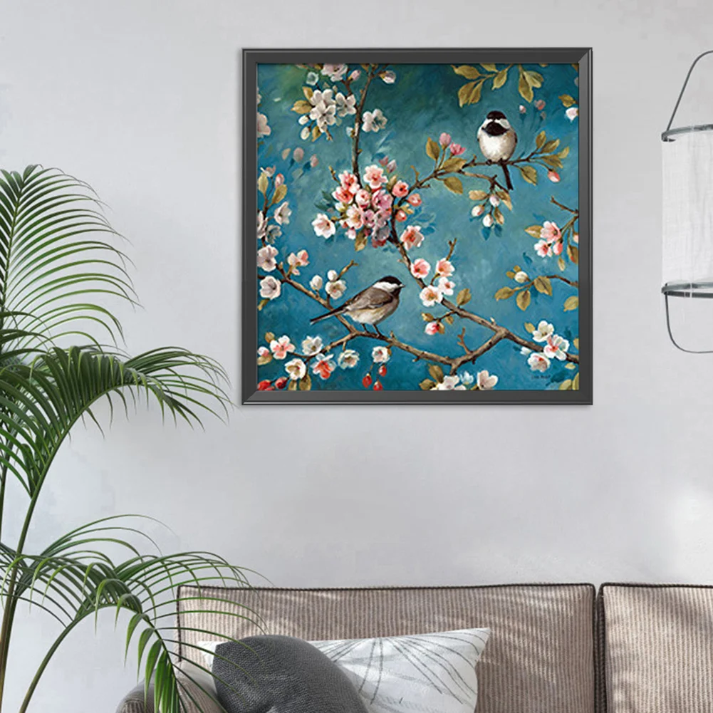 11ct Stamped Cross Stitch - Bird Branch(45*45cm)