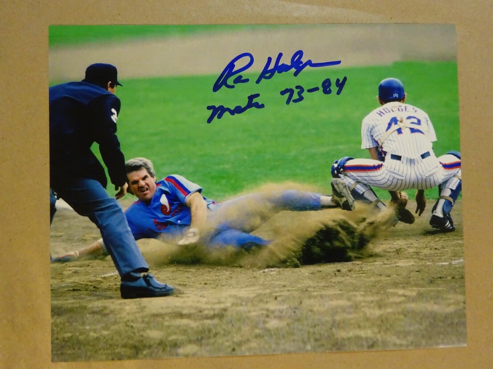 Autographed RON HODGES Signed 8x10 Photo Poster paintinggraph New York Mets Baseball