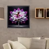 Fille Aux Fleurs-Perceuse Ronde Peinture Diamant-40*40CM
