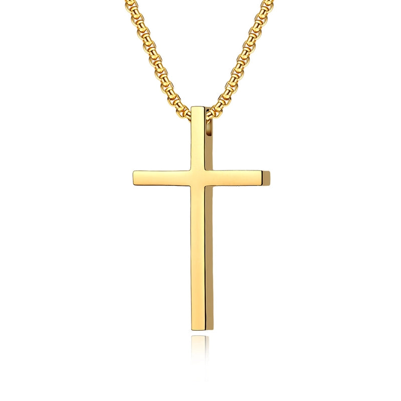 Jewelry Supply Spot Minimalist Cross Necklace Faith Trendy Men’s Art Pendant