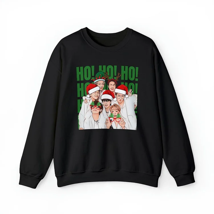 BTS Christmas Hohoho Logo Sweatshirt