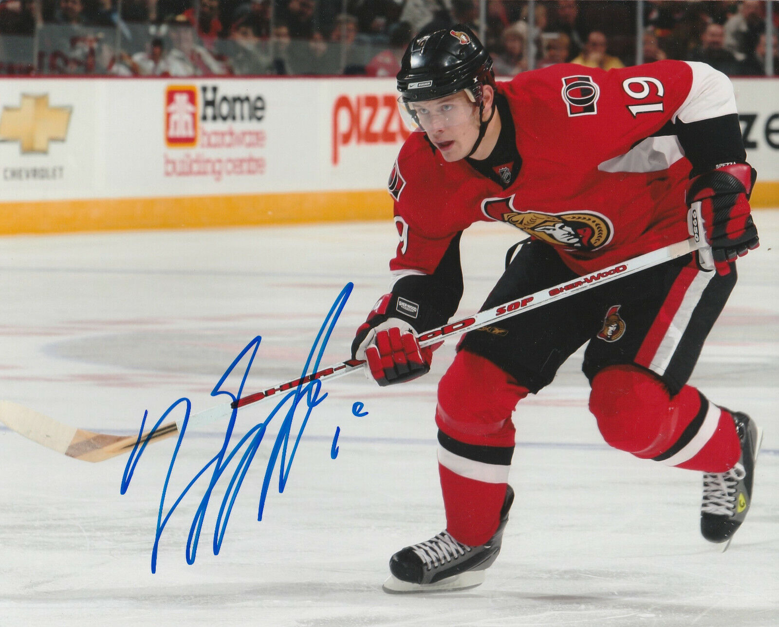 JASON SPEZZA SIGNED OTTAWA SENATORS 8x10 Photo Poster painting #3 Autograph