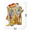 Magic Book-14CT Stamped Cross Stitch Kit(32*40cm)