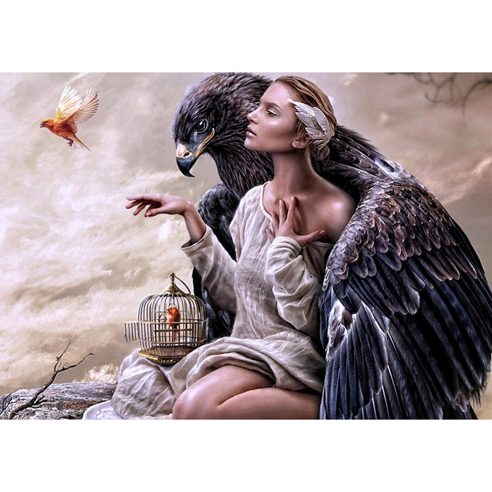 

40*30CM - Square Drill Diamond Painting - Beauty Eagle, 501 Original