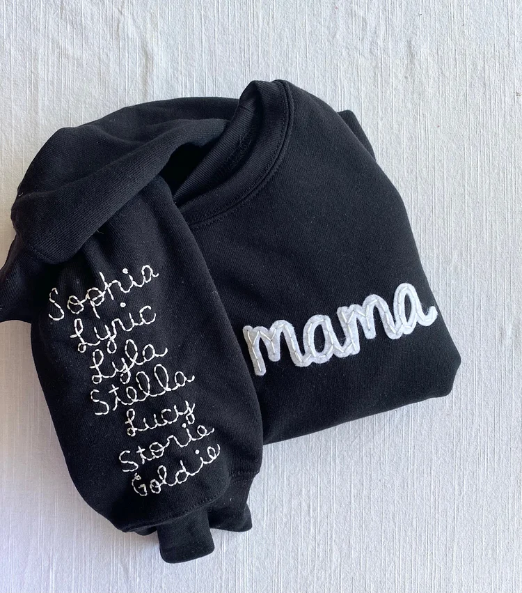 トップス mimi Mimi with daisies- women's mimi sweatshirt - Mimi hand