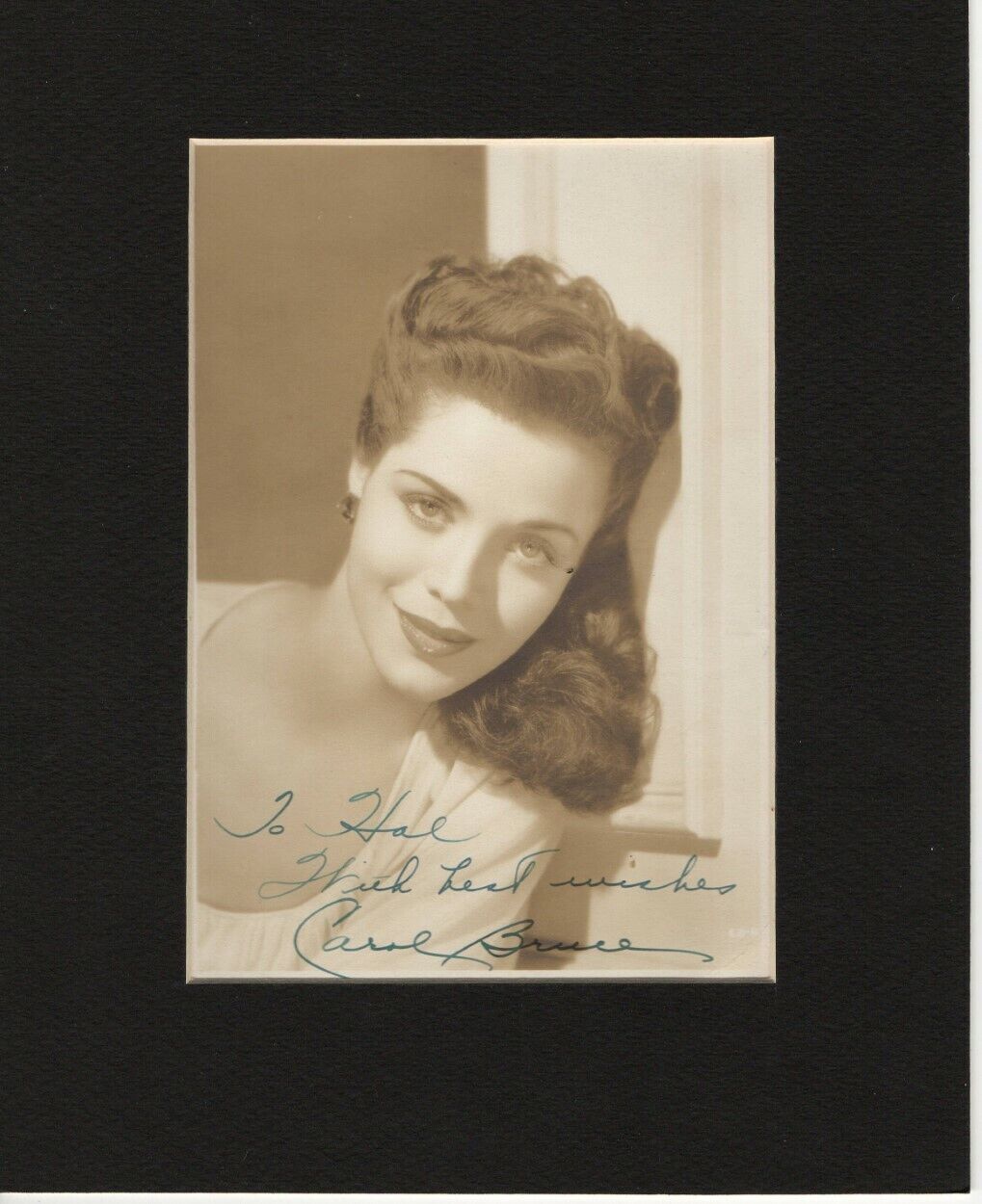 Carol Bruce Signed Autographed Matted 5X7 Photo Poster painting Stage and Movie Star GV892897