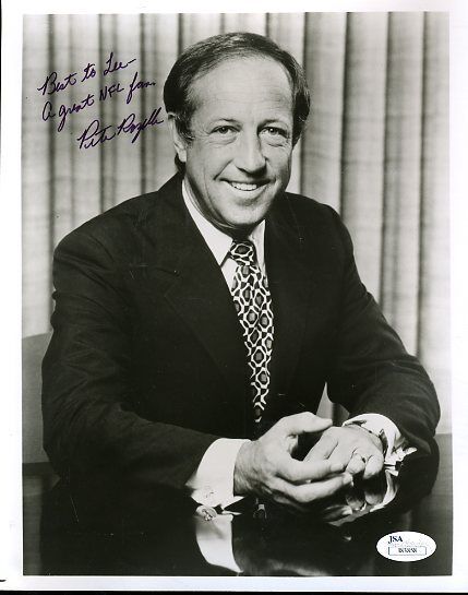 Pete Rozelle Vintage Signed Jsa Certed 8x10 Photo Poster painting Authentic Autograph