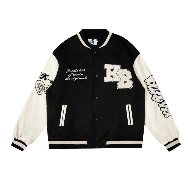 OLCooL 2024 Fall Fashion Retro Baseball Uniform Jacket olcool