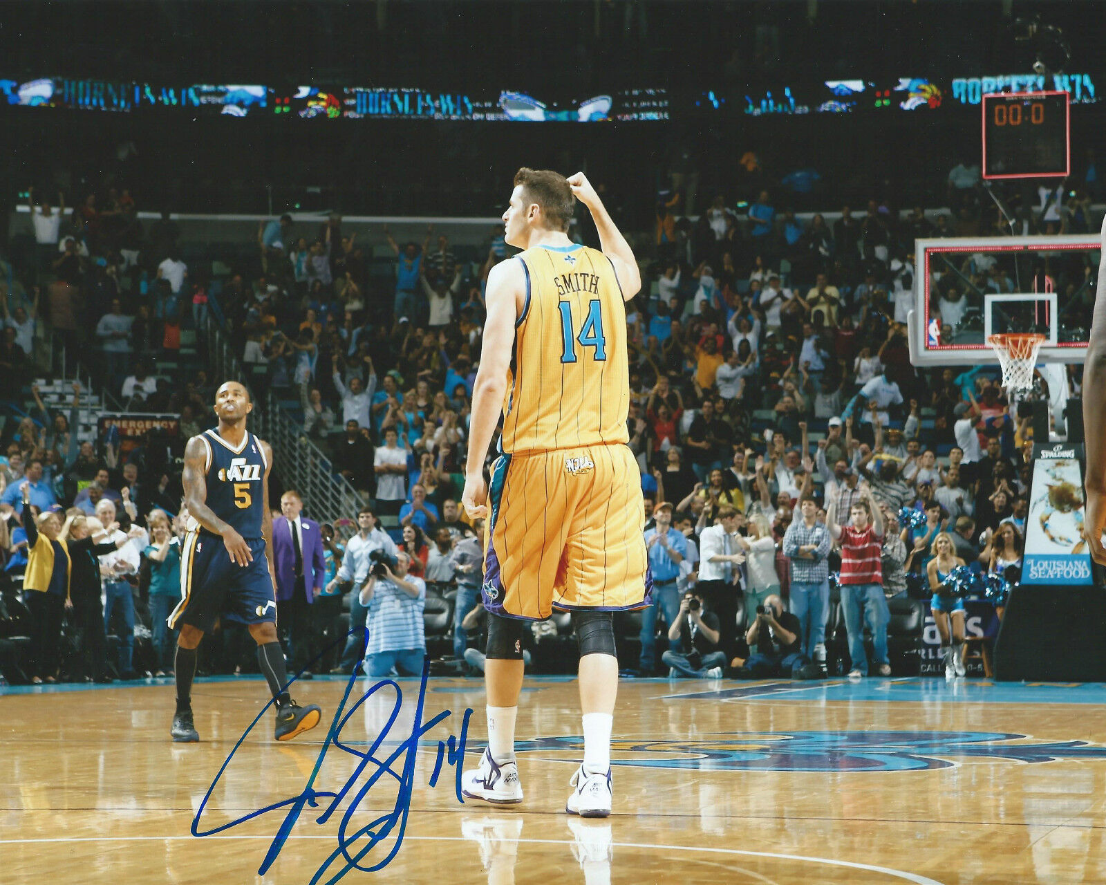 Jason Smith *NEW ORLEANS HORNETS* Signed Autographed 8x10 J1 Photo Poster painting COA GFA