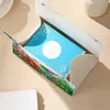 (24cm)Diamond Art Tissue Box Cover DIY PU Desktop Organizer Large(Bird)