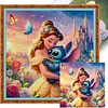 Stitch Princess Disney-11CT Stamped Cross Stitch 40*40cm tapestrymarket
