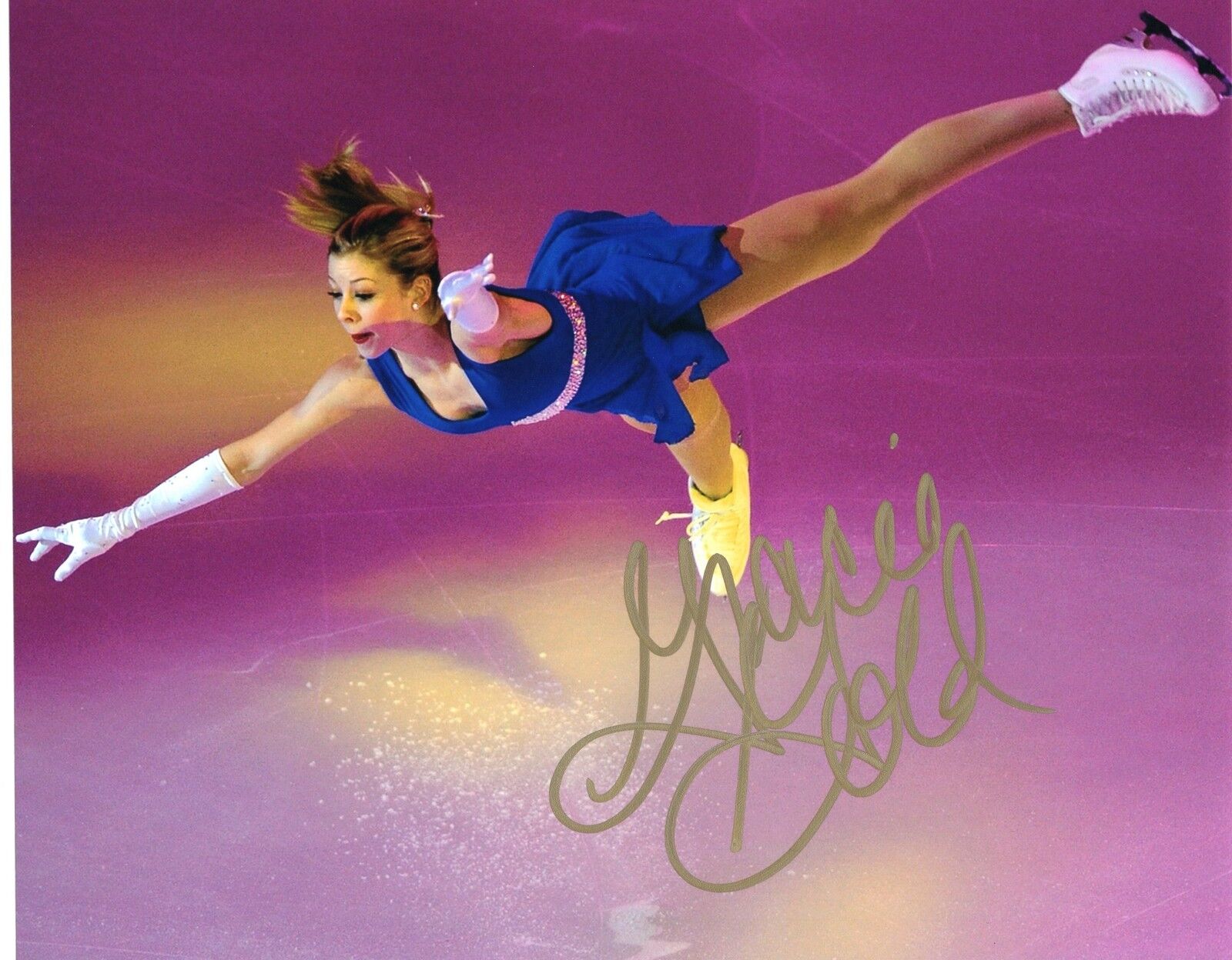 Gracie Gold USA Figureskating Womens USA Gold Medal Signed 8x10 Photo Poster painting w/COA