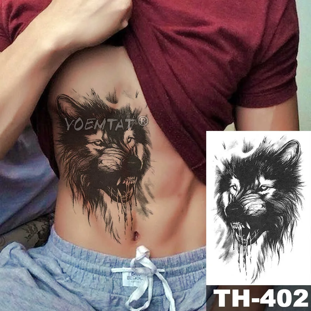 Waterproof Temporary Tattoo Sticker Arm Totem Tribe tatoo Water Transfer flame power style body art fake tatto for men