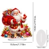 Diamond Painting Santa Claus Train Table Top Ornament Kits for Home Office