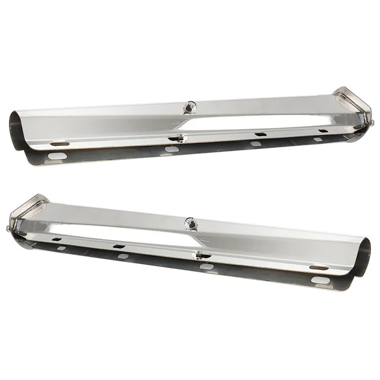 30" Stainless Steel Straight Mud Flap Hanger 2-1/2" Bolt For Semi Truck Tapered – Heavy Duty