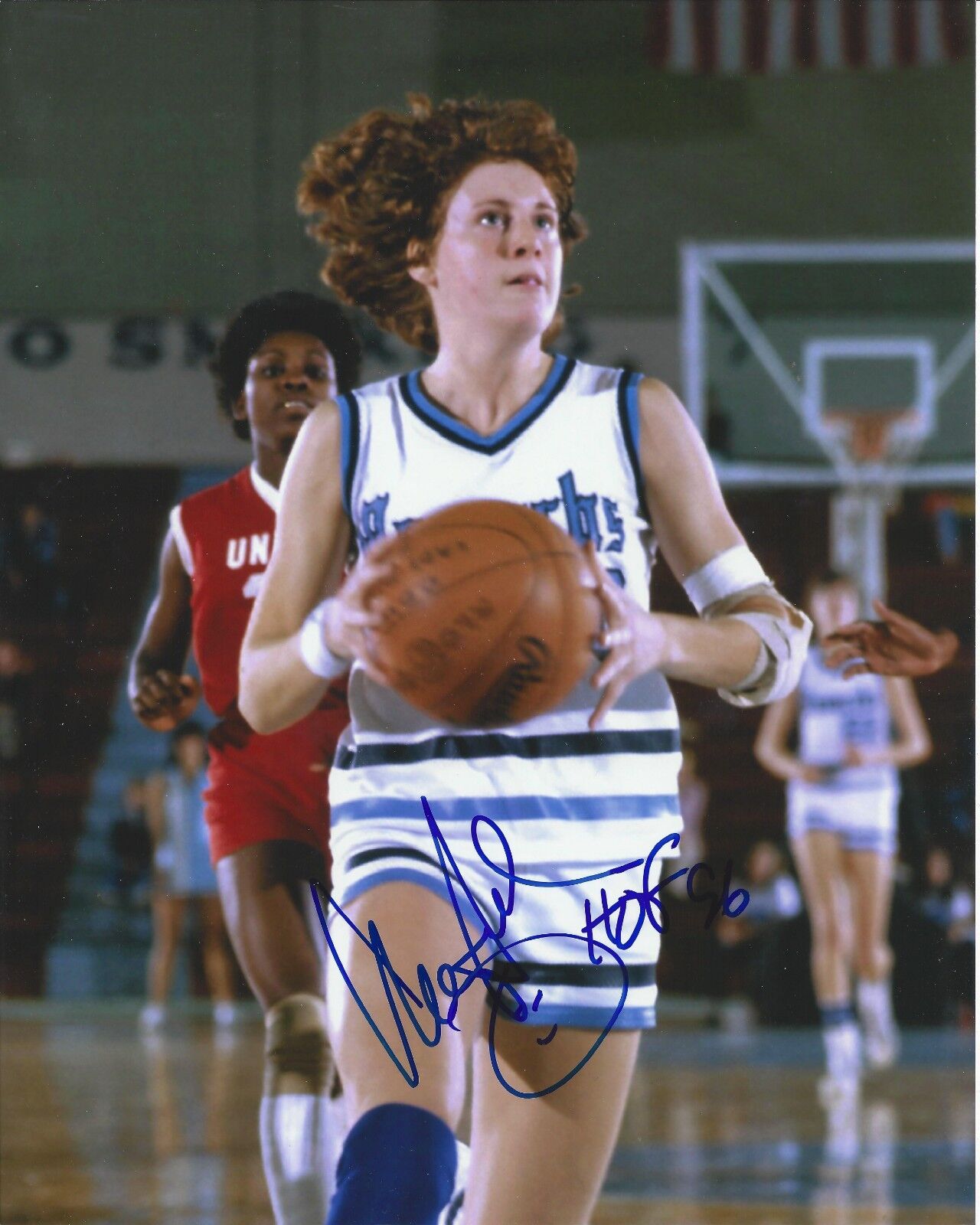 Nancy Lieberman Autographed 8x10 Team USA Hall of FameA244