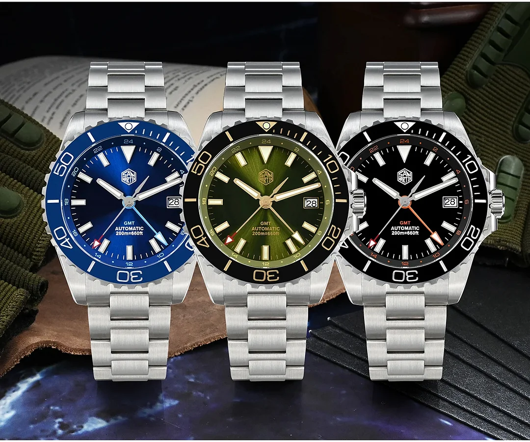 Introducing the San Martin 39mm Diver GMT Enamel Dial Watch SN0136: A Masterpiece of TimekeepingSan Martin Watch San Martin Official Authorized StoreSan Martin Watches
