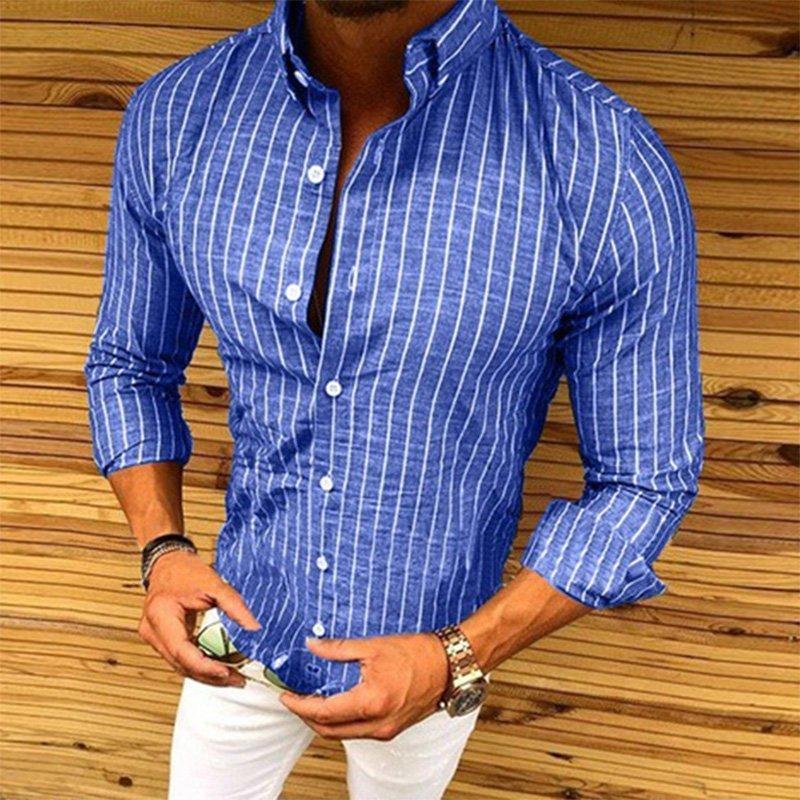 mens fashion striped shirt