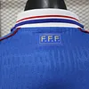 2025 Retro Player Version France Blue Football Shirt 1:1 Thai Quality