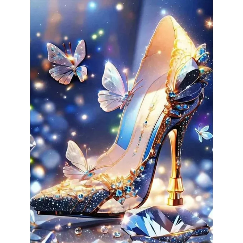 Partial AB Diamond Painting - Full Round Drill - Dream High Heels(Canvas|35*45cm)