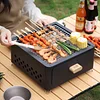 Outdoor barbecue grill stove tea making stove set barbecue stove home camping full set