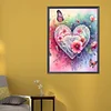 (50*60cm)Heart Flower - Full Round Drill Diamond Painting