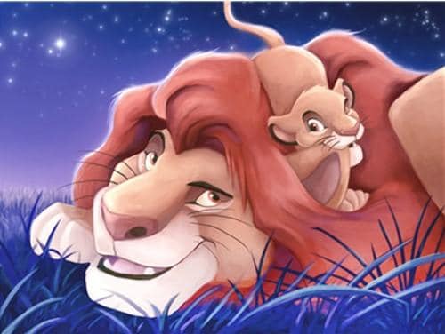 

Disney Lion King – Paint By Numbers - 40*50CM, 501 Original