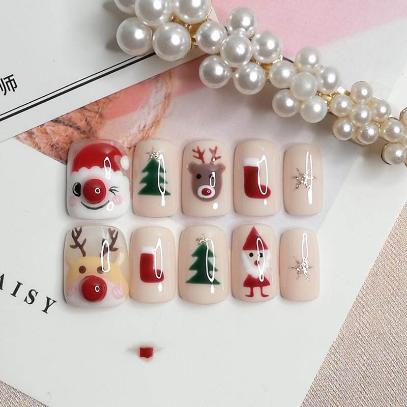 Mature Women Nail Fake Pieces Finished Nail Pieces Nails Fingernail