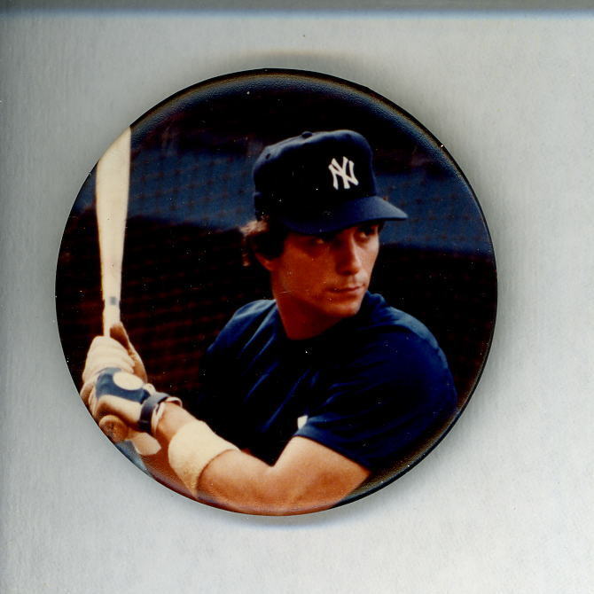 Lee Mazzilli 1982 Photo Poster painting Button New York Yankees