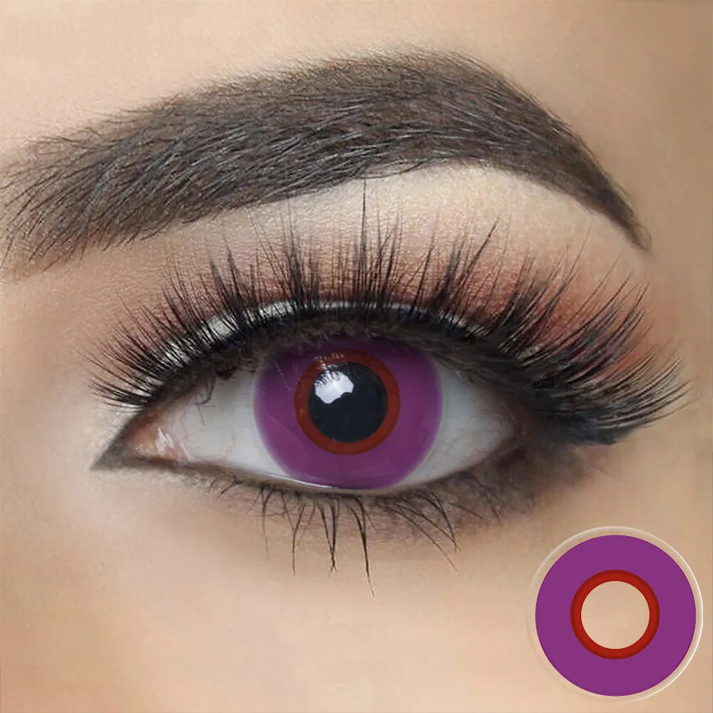 Purple Circle Halloween Contacts