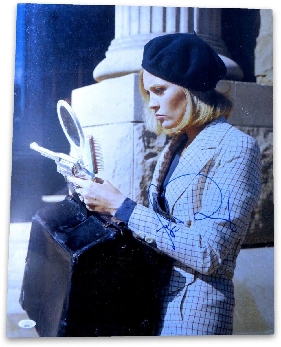 Faye Dunaway Signed Autographed 16X20 Photo Poster painting Bonnie and Clyde JSA LL80122