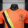 2025/2026 Player Version Manchester City KidSuper Joint Edition Orange Football Shirt 1:1 Thai Quality