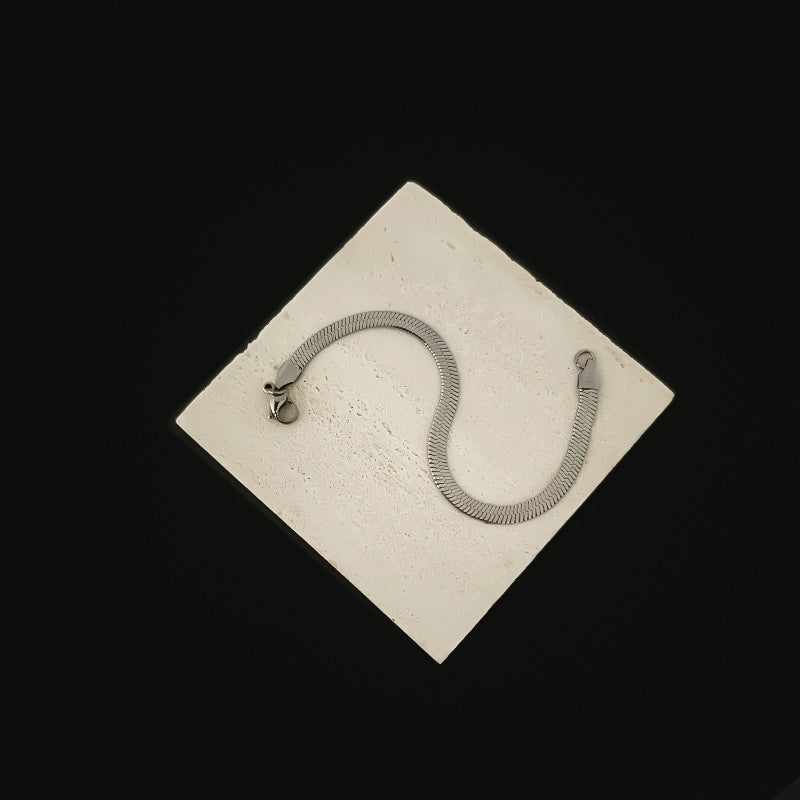 Hip-Hop Retro Rhombus 304 Stainless Steel Bracelets In Bulk