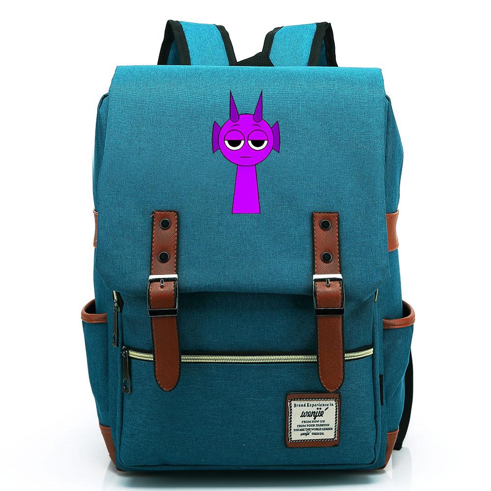 Mayoulove Sprunki Backpack Lightweight Design with Ergonomic Support for School and Outdoor Activities-Mayoulove