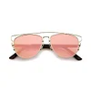 Modern Mirrored Lens Sunglasses
