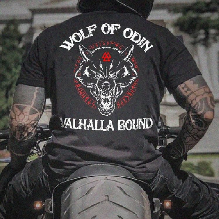 Wolf of Odin! Mens T-shirt