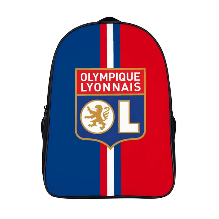 Olympique Lyonnais Sac À Dos Pour Ordinateur Portable À Deux Compartiments Sac À Dos Pour Étudiants De L'université