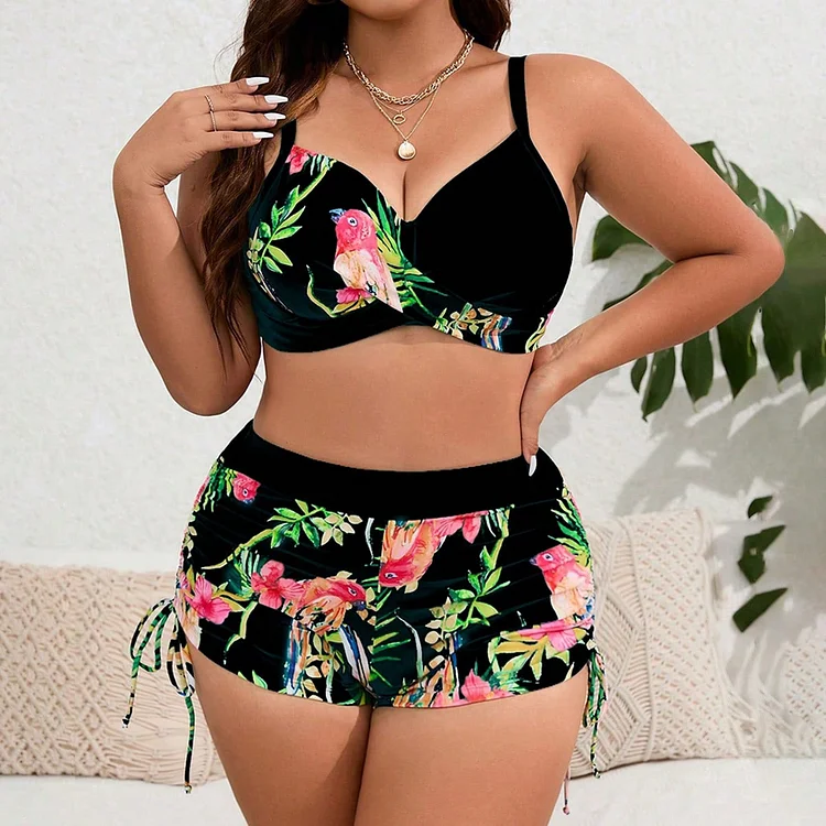 Women Swimwear Plus Size 240605-06