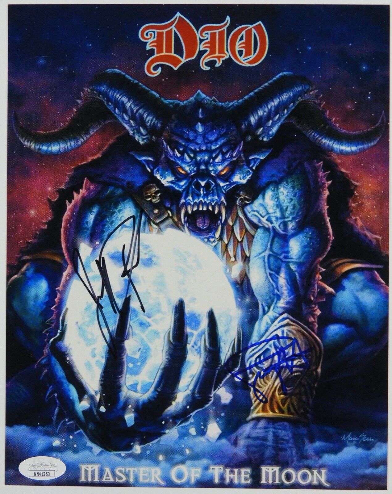 DIO JSA Signed Autograph Photo Poster painting Jeff Pilson Simon Wright