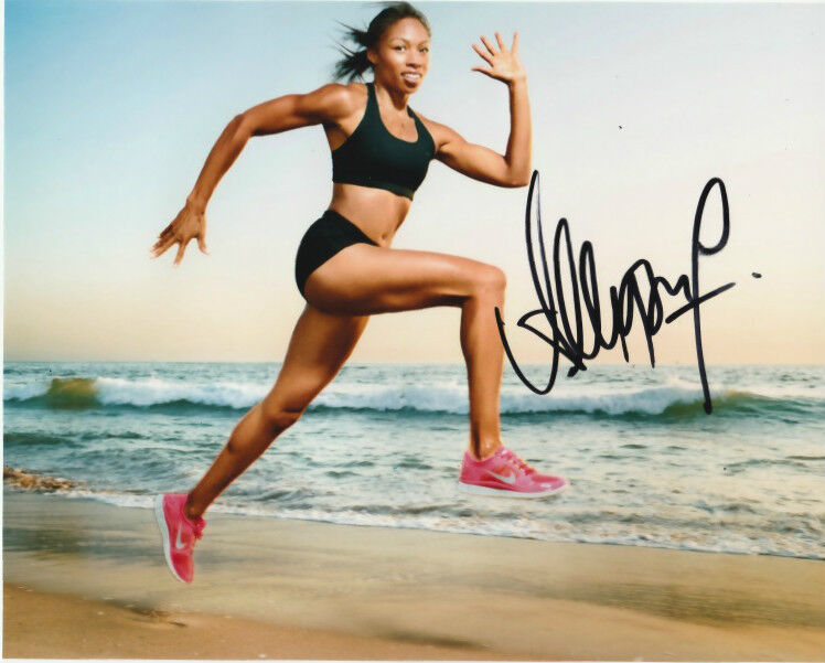 Alyson Felix USA Autographed Signed 8x10 Photo Poster painting COA