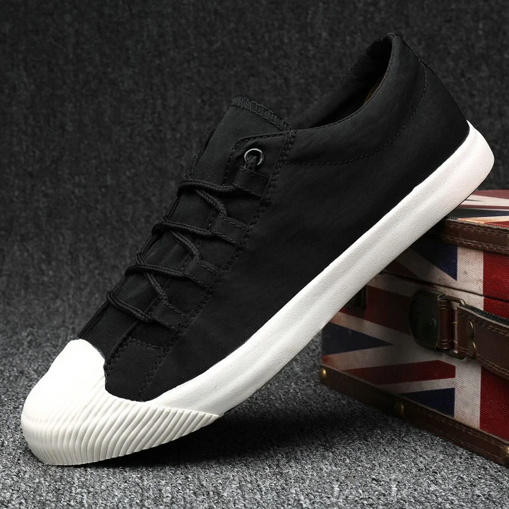 2020 New Hot Men Light Canvas Shoes Breathable Man Sneakers Lace Up Low Men's Casual Shoes Black Gray Green Flats Shoes