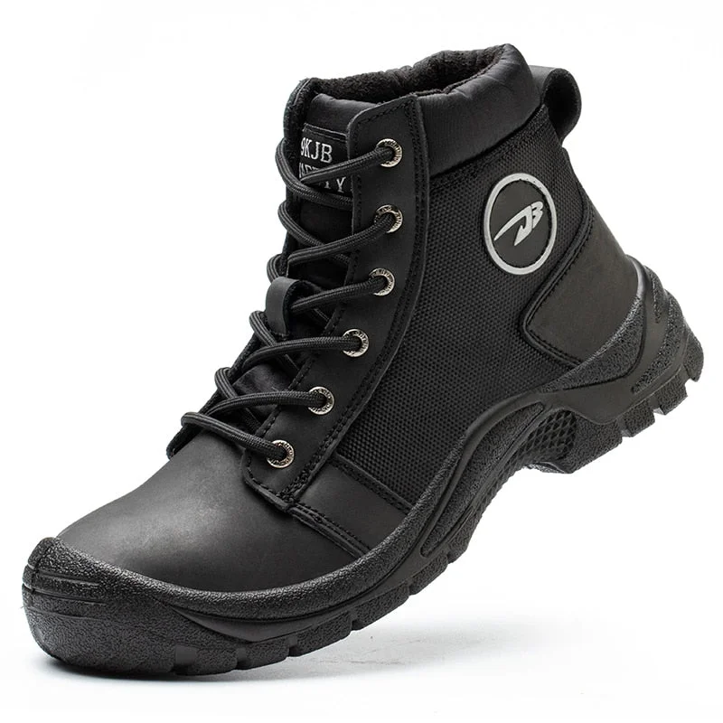 Men's Hiking Boots Military Work Trekking Boots Indestructible Men Work Waterproof Shoes Combat Safety Boots Tactical Shoes 2021