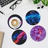 8pcs DIY Galactic System Diamond Painting Acrylic Coasters