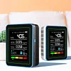 5-in-1 Air Quality Monitor CO2 Detector USB Charging Portable for Indoor Outdoor