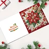 6Pcs Diamond Painting Xmas Atmosphere Greeting Cards Congratulations Cards & Gifts