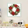 Christmas Wreath-11CT Counted Cross Stitch 40*40cm tapestrymarket
