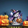 DIY Halloween Pumpkin Cat Diamond Painting Acrylic Desktop Ornaments