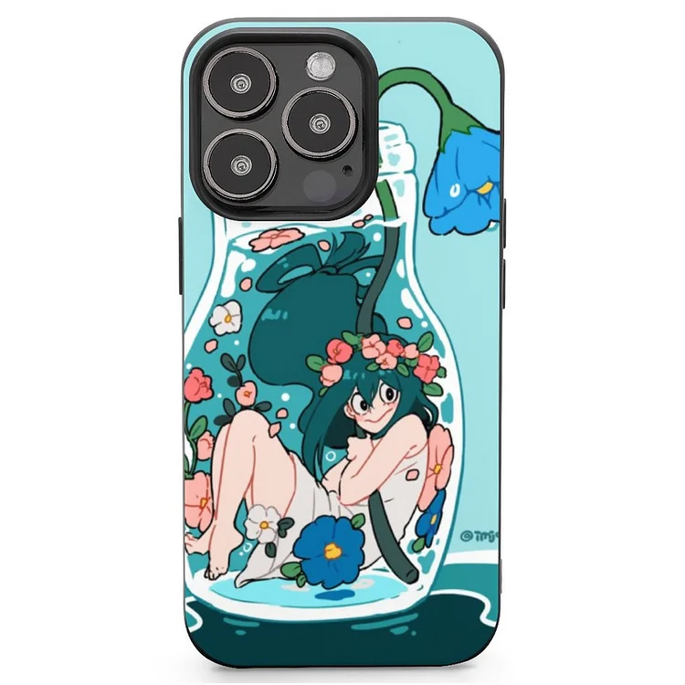 Tsuyu Asui Anime My Hero Academia Phone Case Mobile Phone Shell IPhone 13 and iPhone14 Pro Max and IPhone 15 Plus Case - Heather Prints Shirts