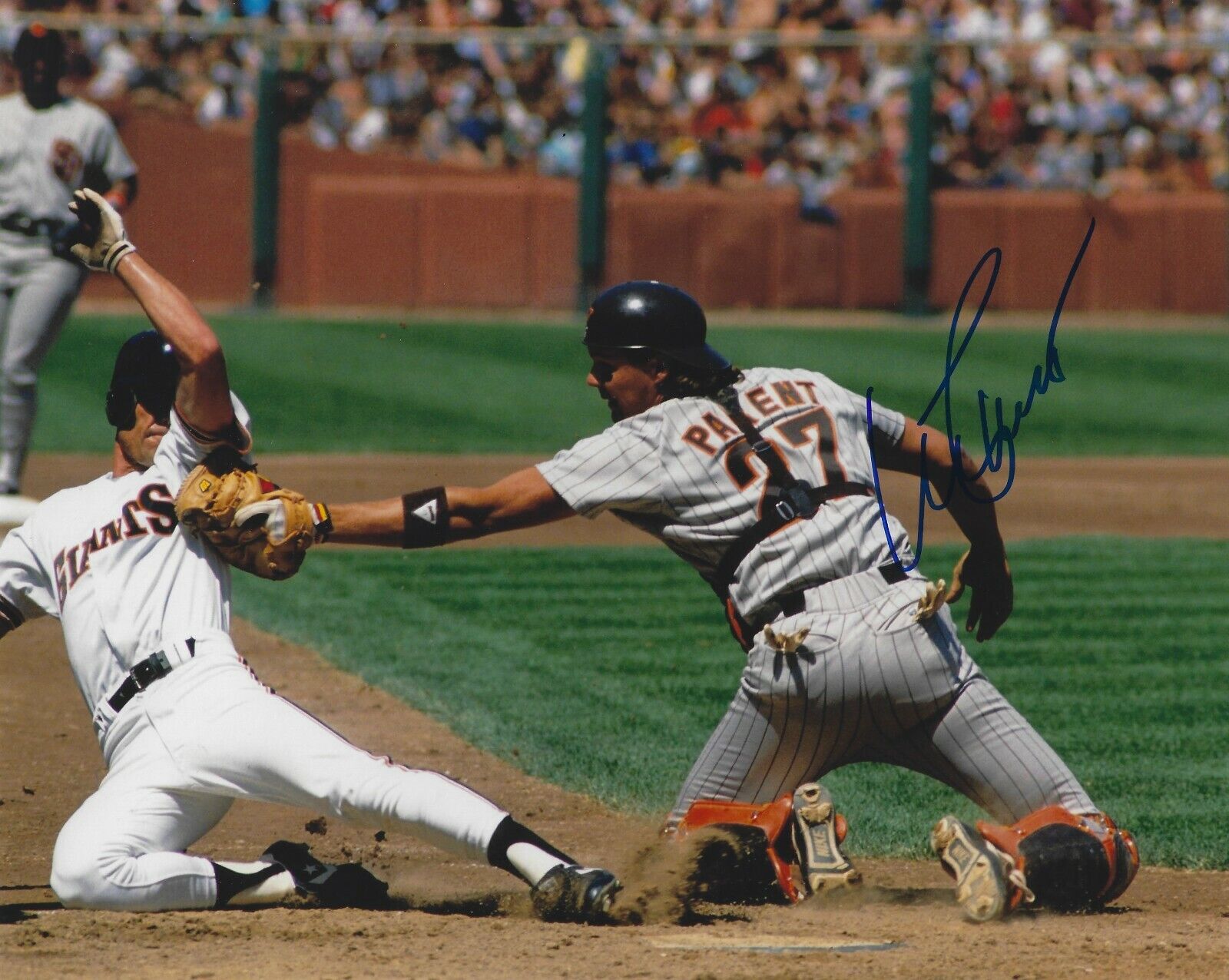 Autographed MARK PARENT San Diego Padres 8x10 Photo Poster painting w/COA