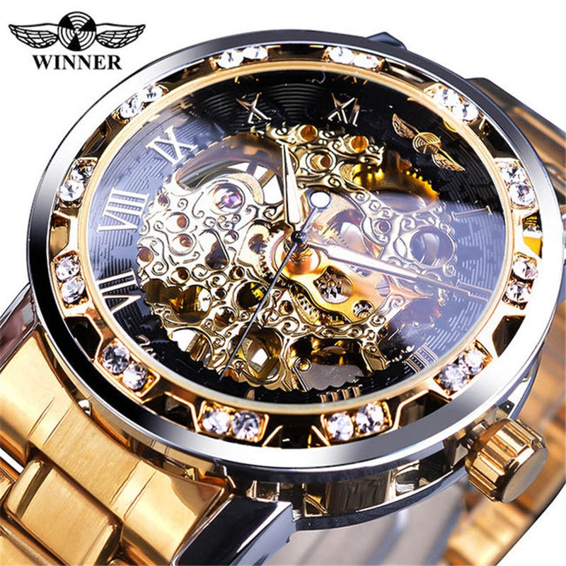 Casual Geometric Buckle Mechanical Men’s Watches